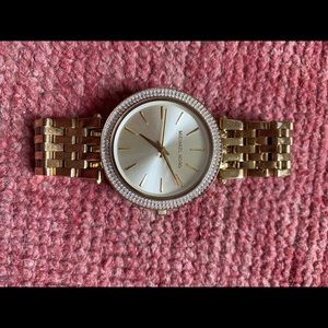 Michael Kors Pave Gold Watch